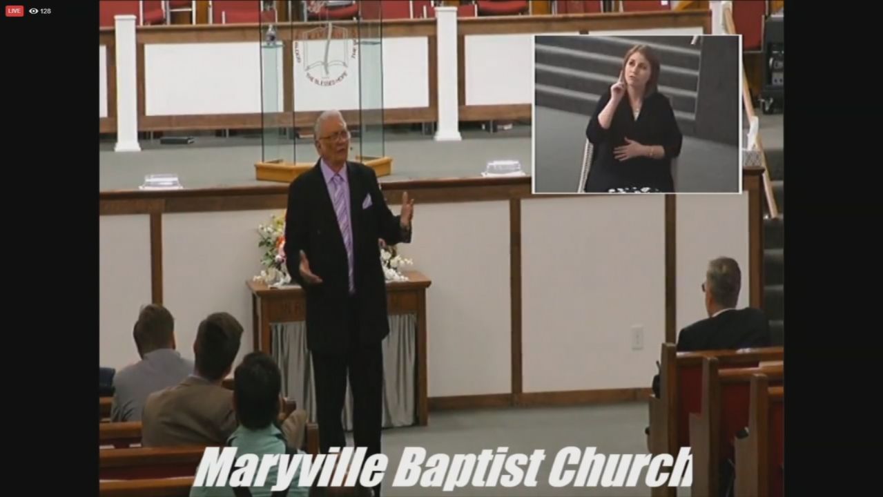 The Rev. Jack Roberts delivers Easter sermon